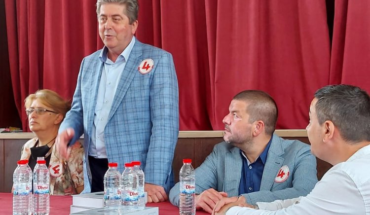 Георги Първанов подкрепи кандидатите на коалиция „БСП за България” в Хасково